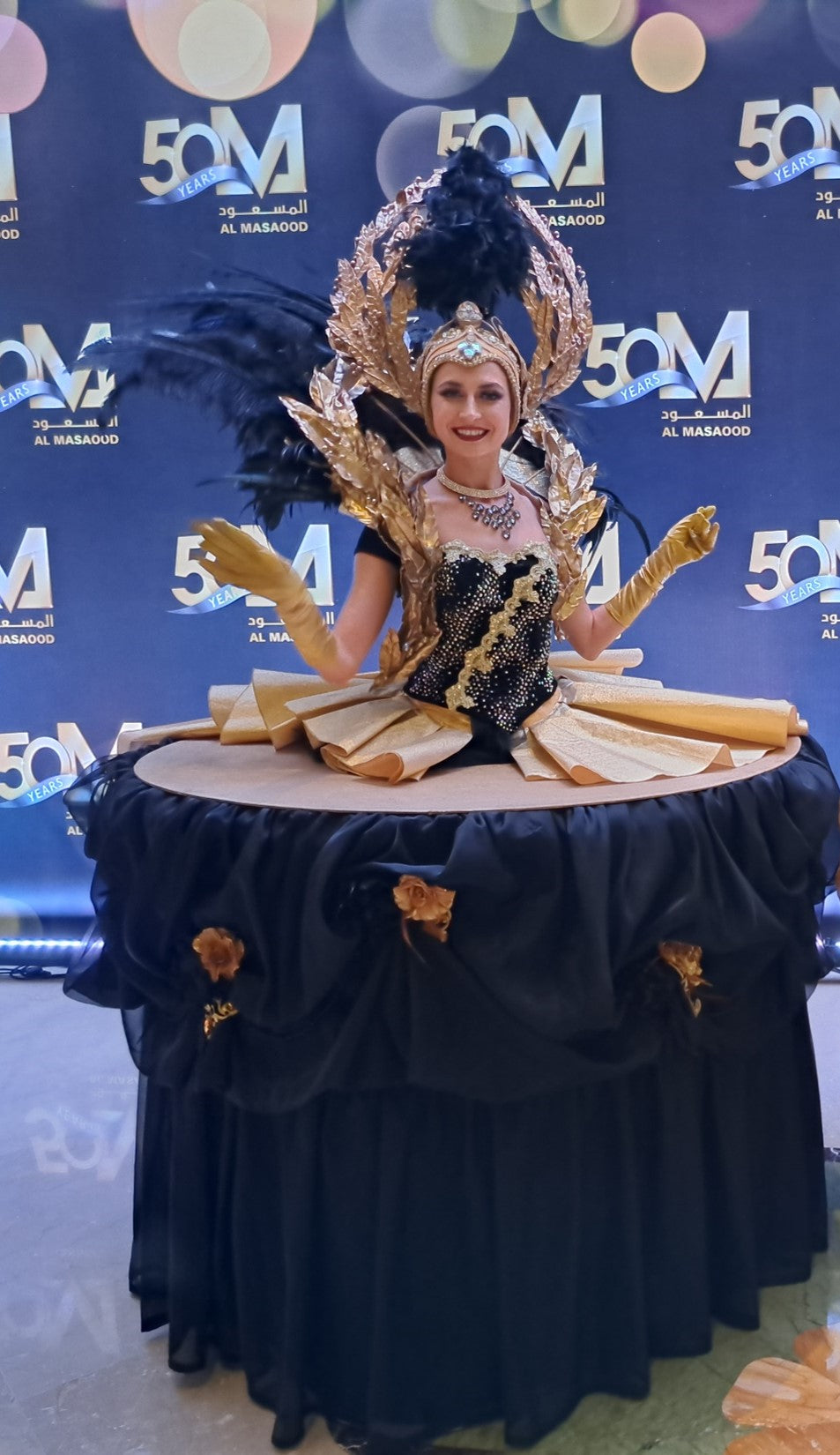 Black Strolling Table Ladies