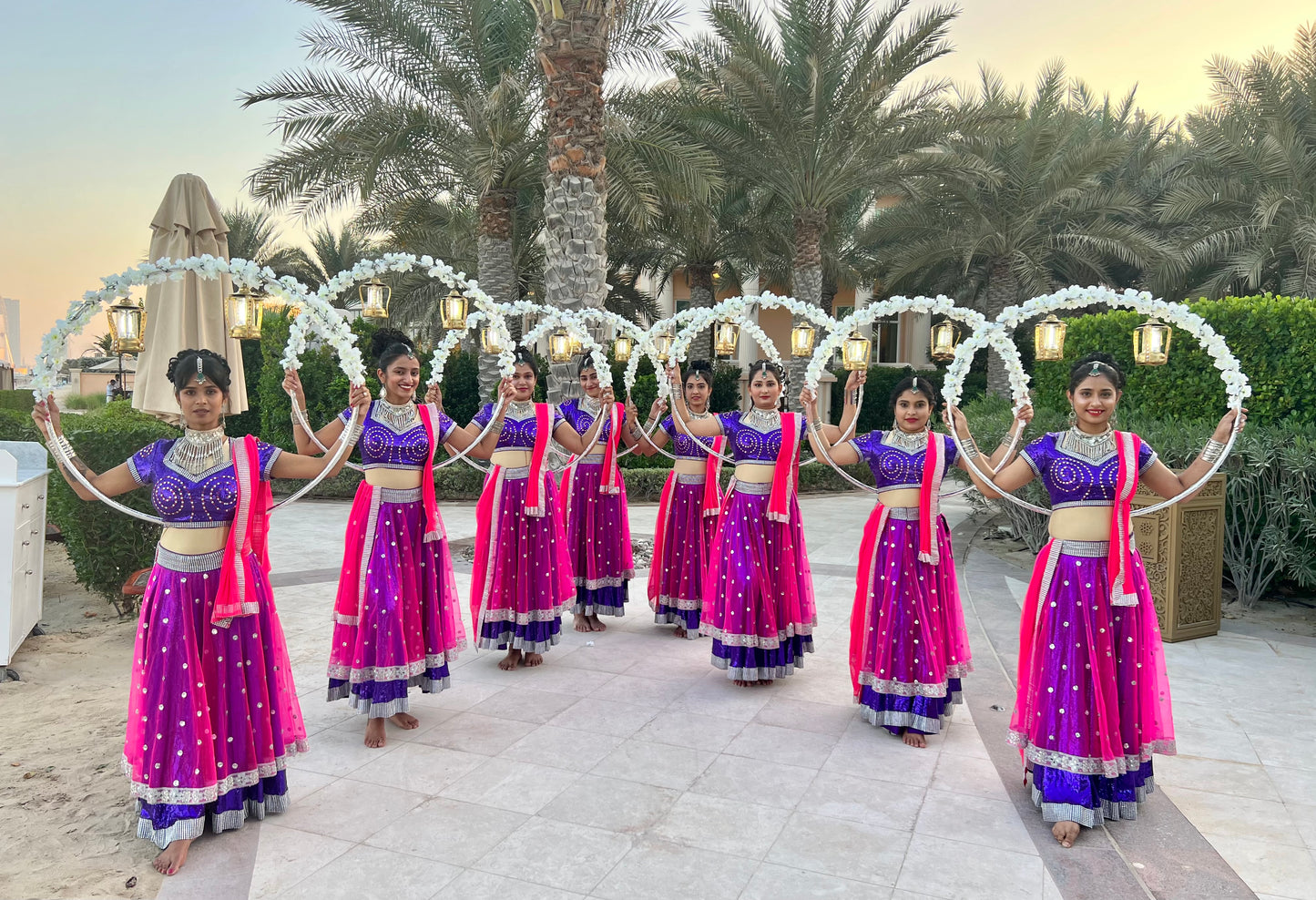 Wedding entry dancers