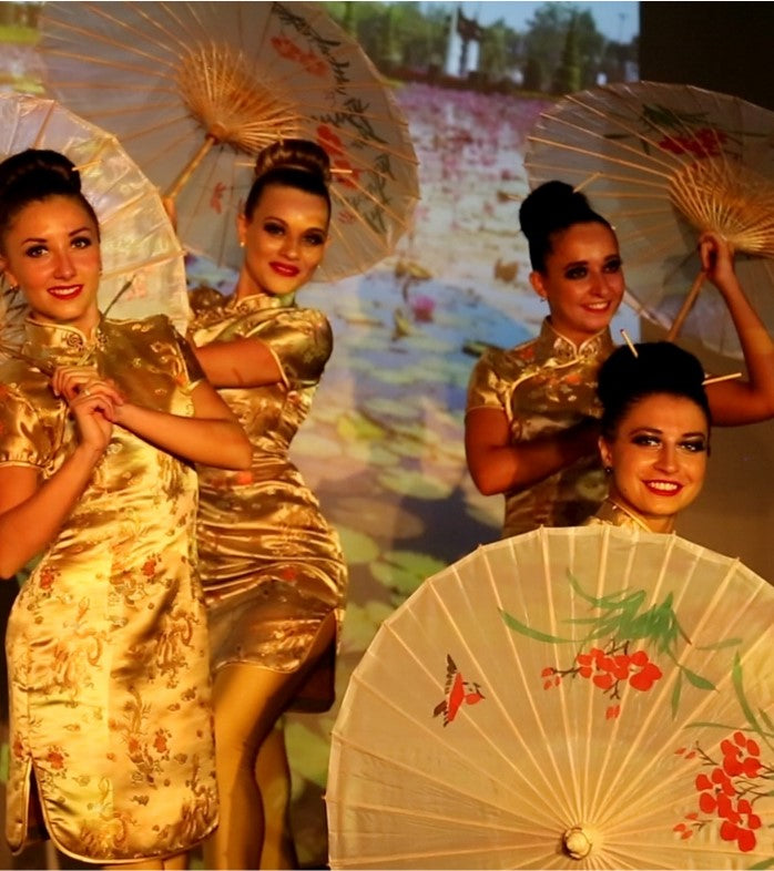 Chinese Dancers by Elegant Arts