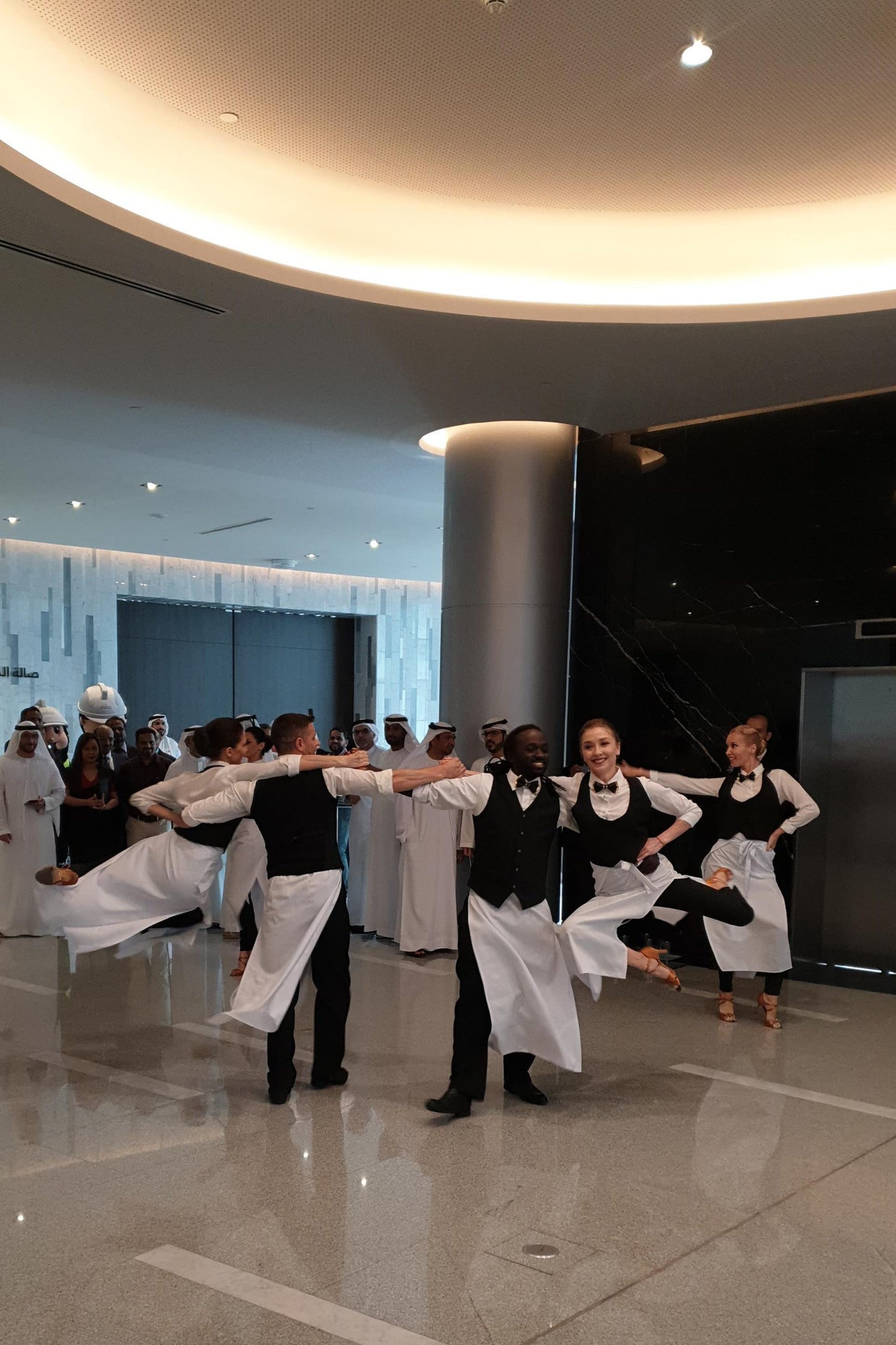 Dancing waiters by Elegant Arts