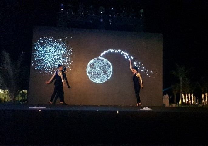 Dance with screens by Elegant Arts