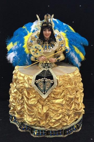 Egyptian Queen Costume Strolling Table Lady