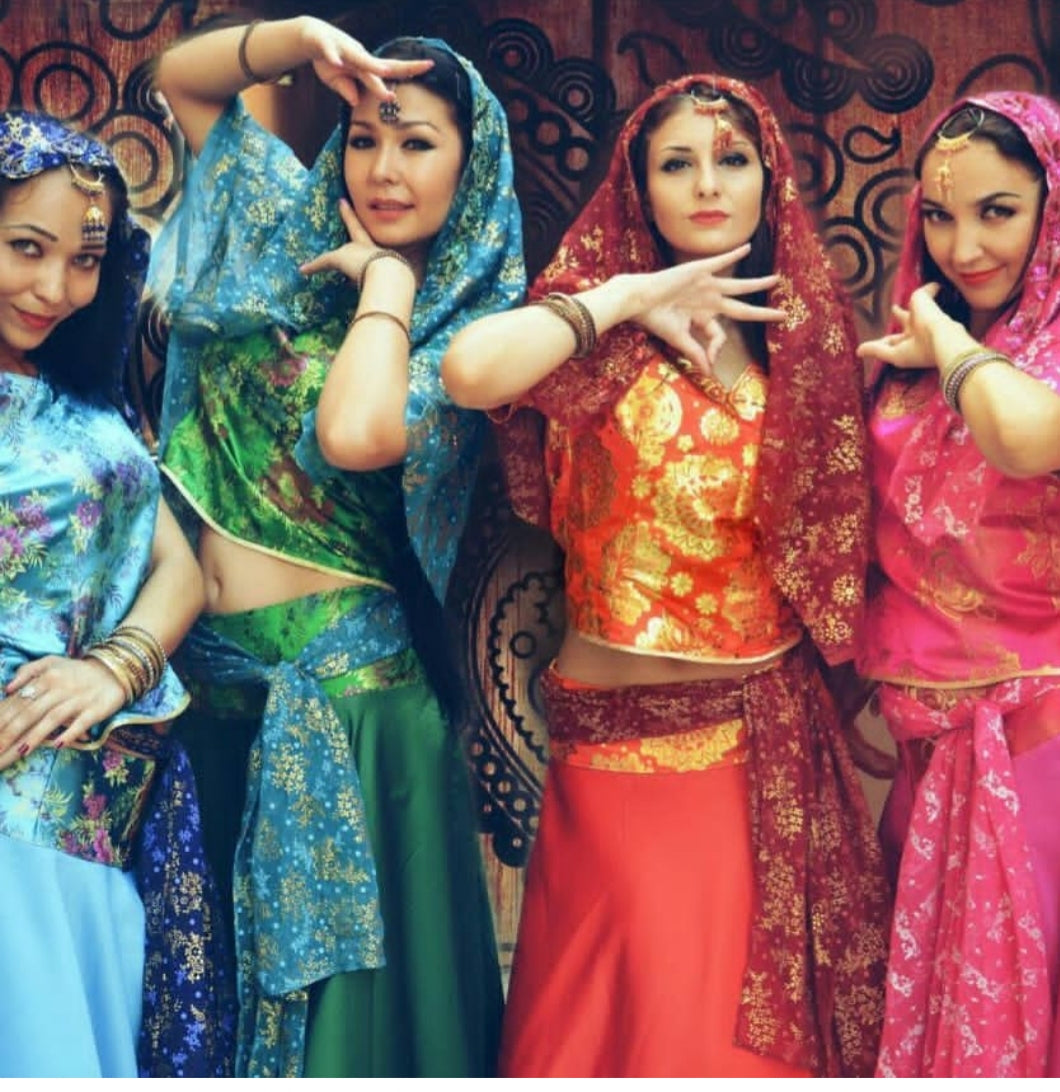 International Bollywood dancers and hostess by Fidelio Arts