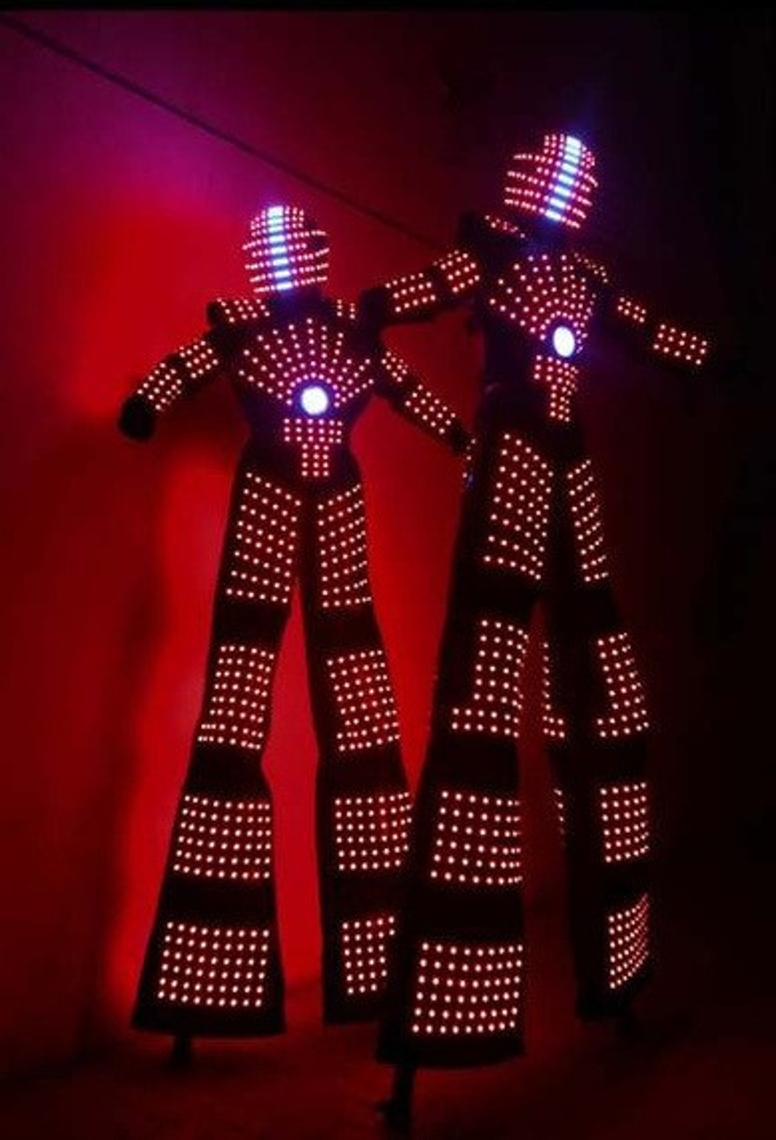 LED Robot Stilt Walker