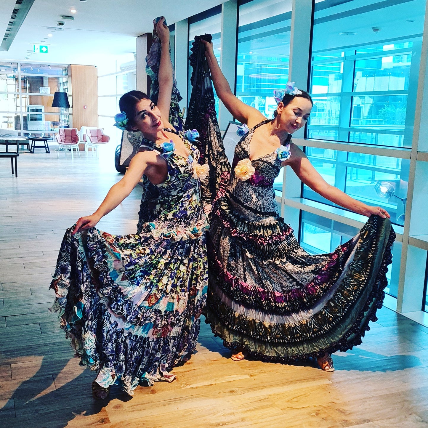 Mexican dancers and hostess by Fidelio Arts