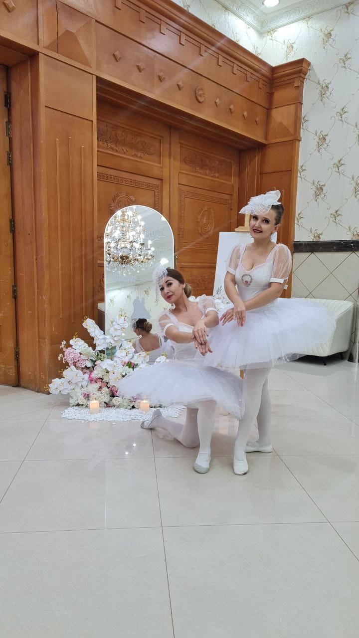 White Ballerinas hostess and dancers