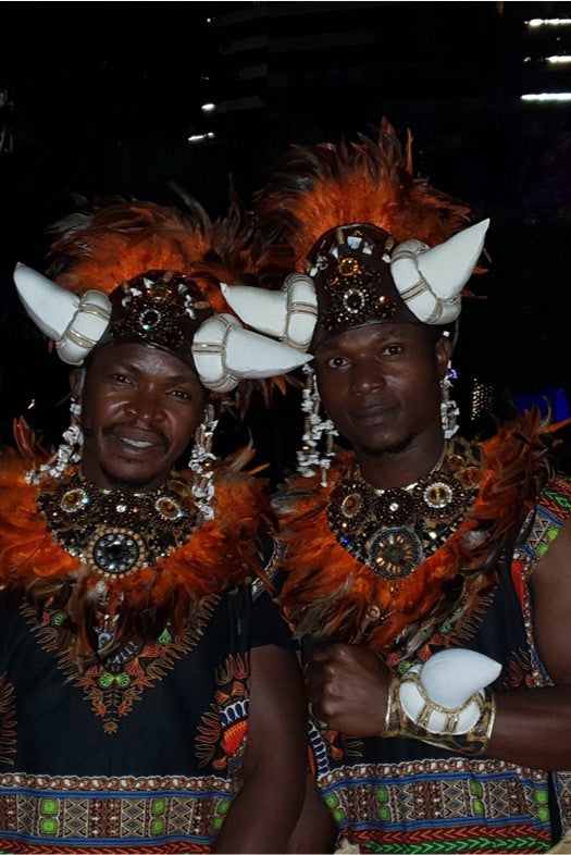 Wild Jungle African Hostess and Dancers by Elegant Arts