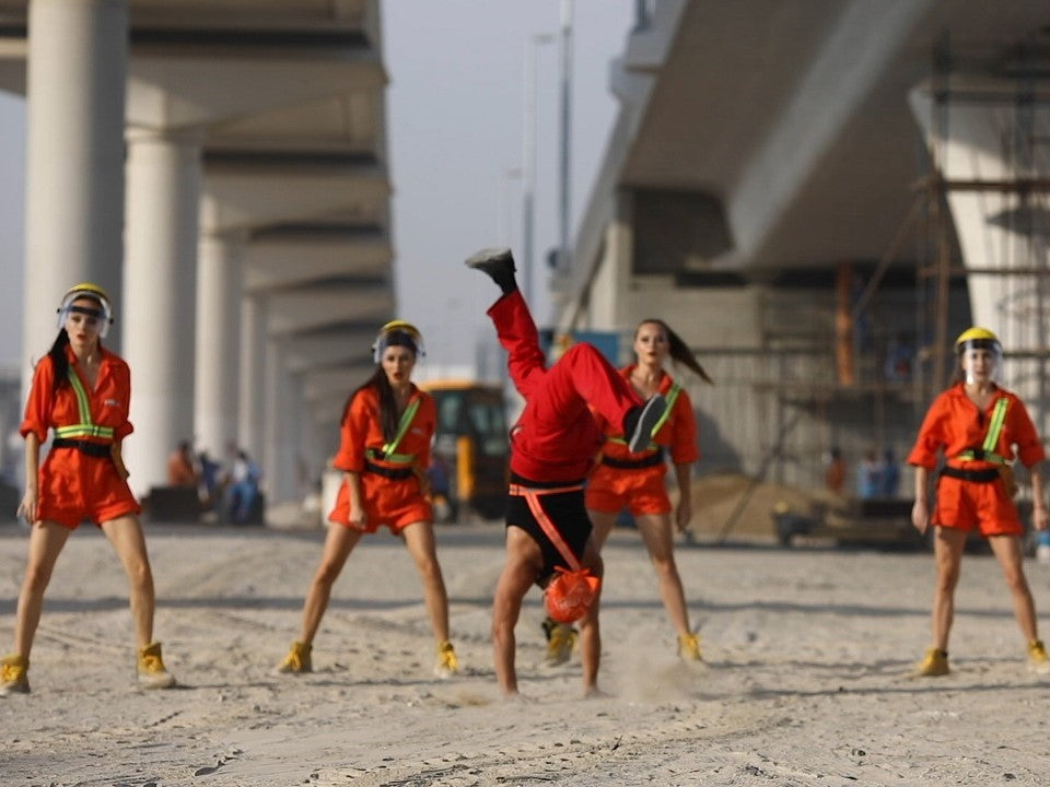 Workers dance by Elegant Arts