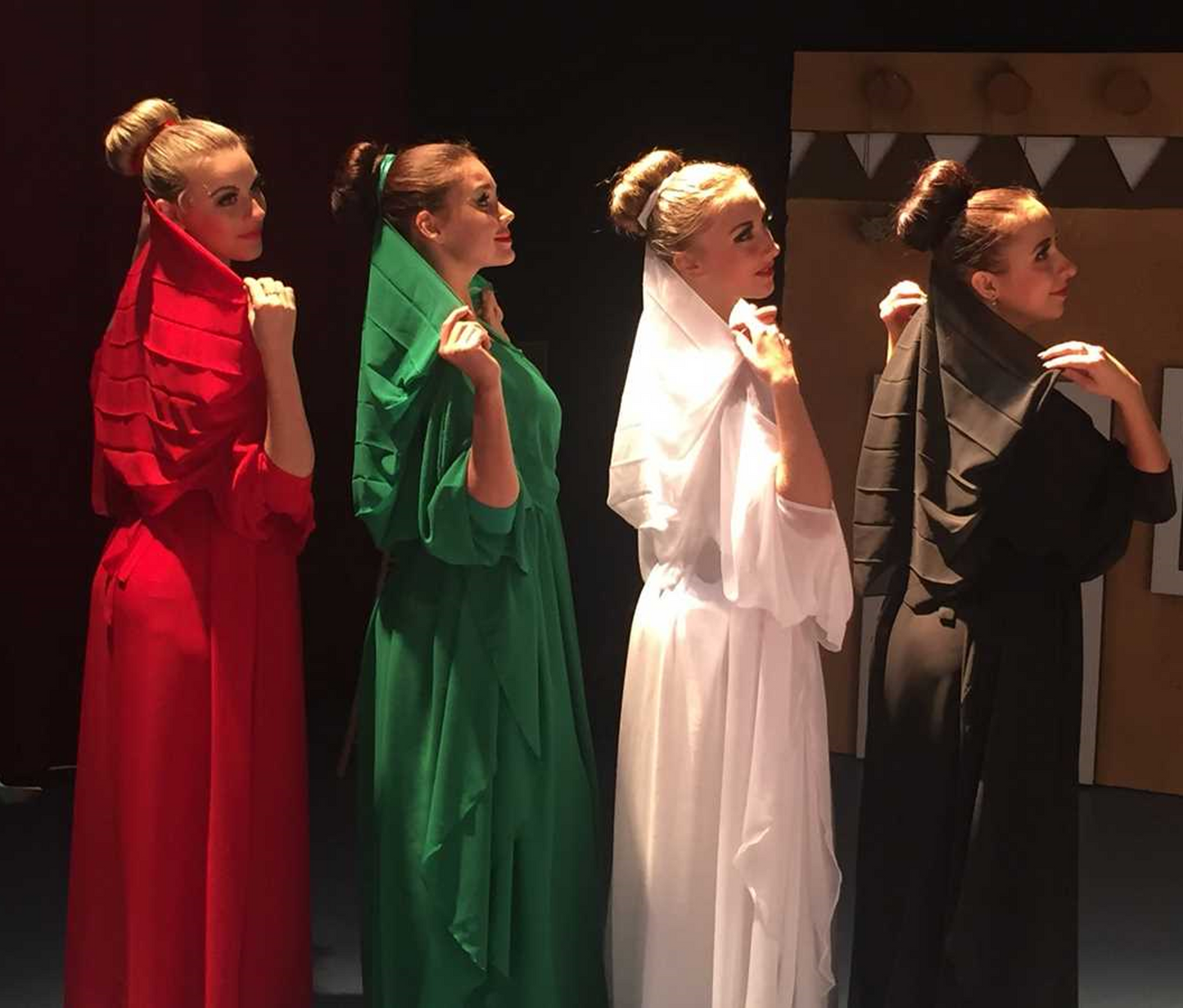 Arabic Hostesses With Traditional Attire By Abu Muhammed