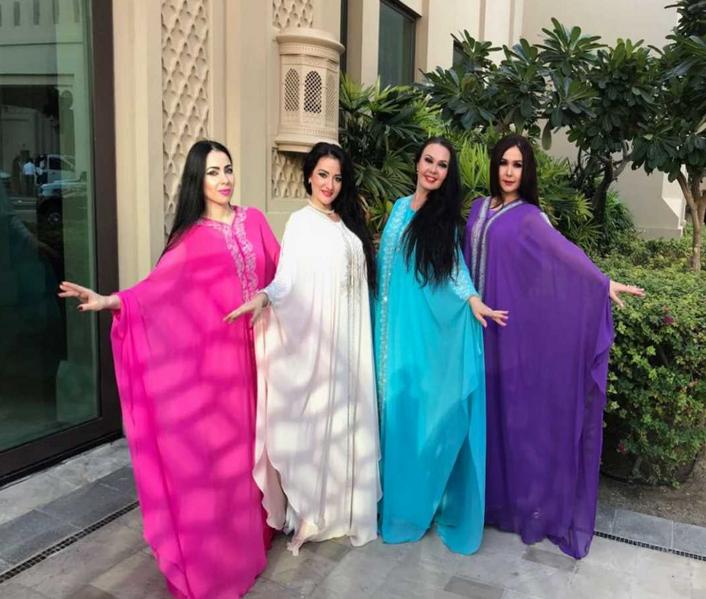 Arabic Hostesses With Traditional Attire By Abu Muhammed
