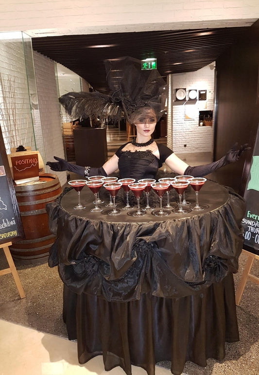 Black Strolling Table Ladies