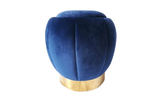 Blue Lotus Pouf
