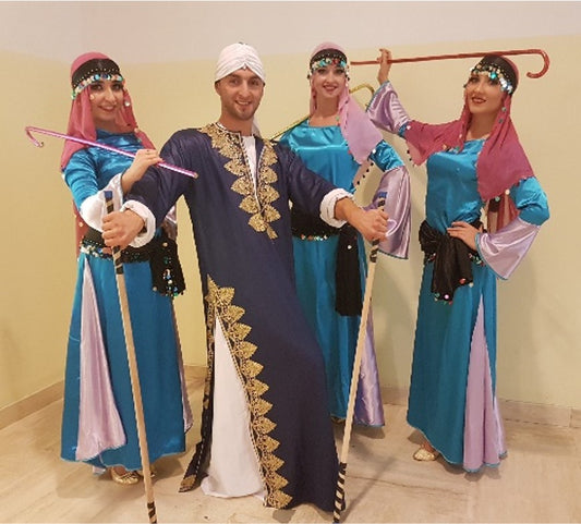 Blue Themed Ayala Dancer by Elegant Arts