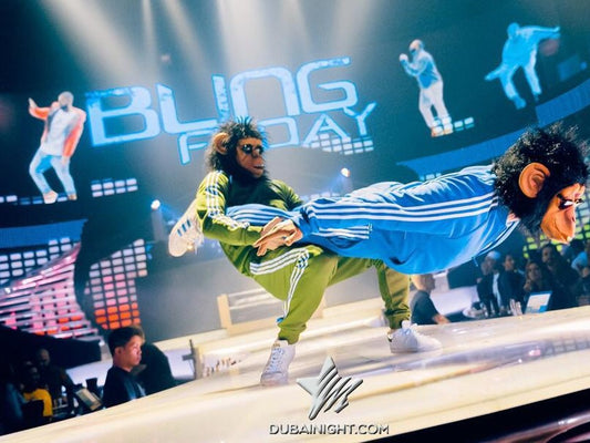 Breakdance Monkeys by Elegant Arts