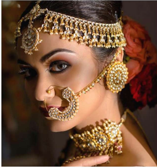 Bridal makeup and hair