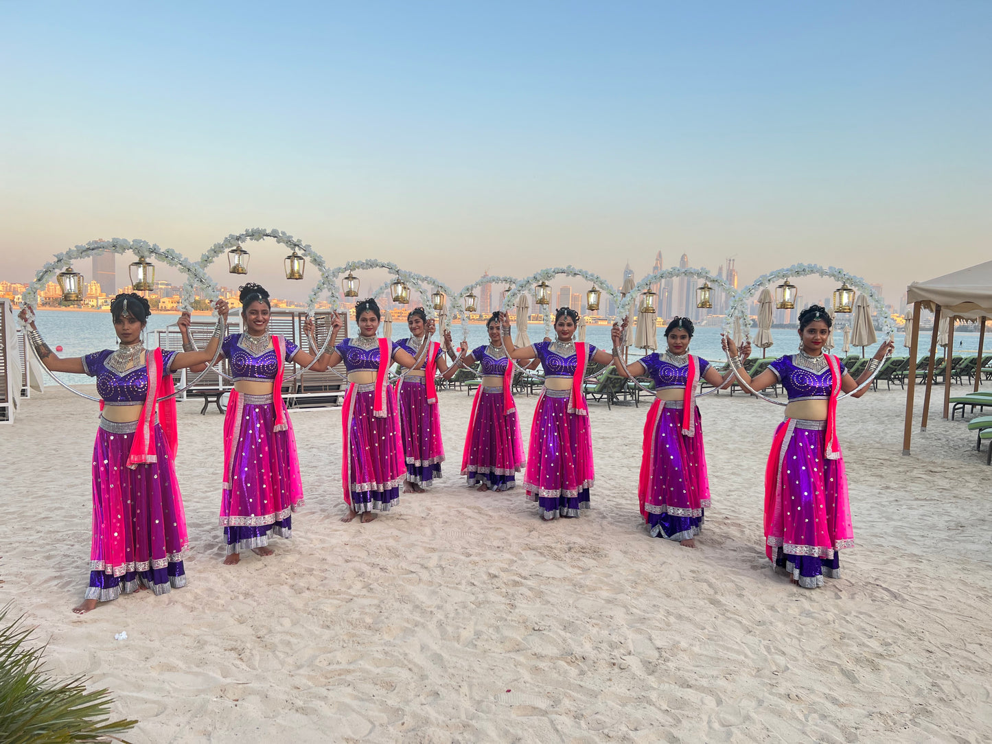 Wedding entry dancers