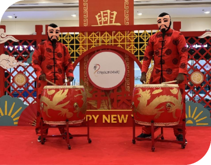 Chinese Drummers by Ocean Events