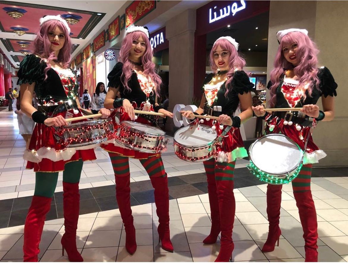 Christmas Drummers