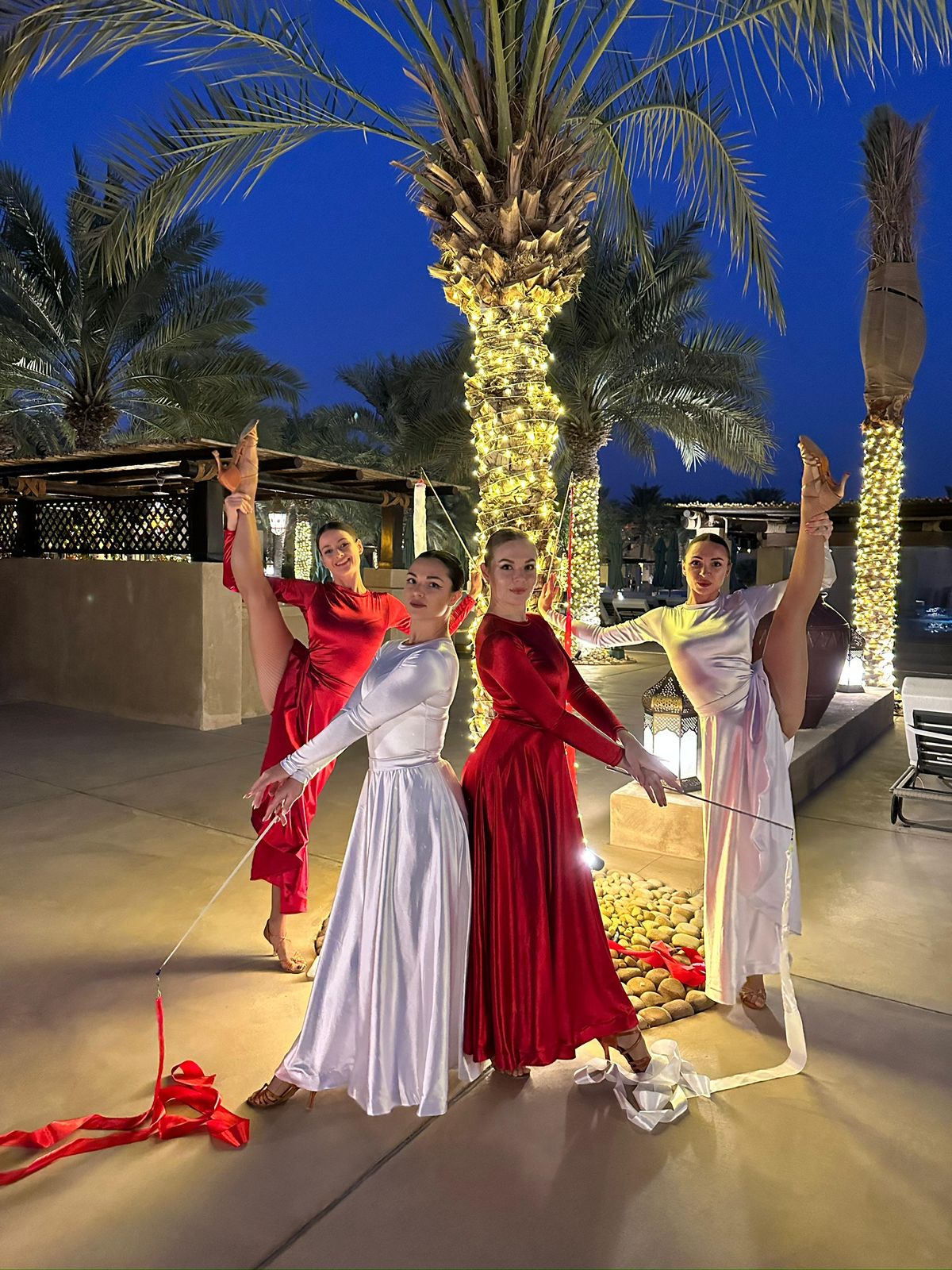 Christmas Ribbon Dancers