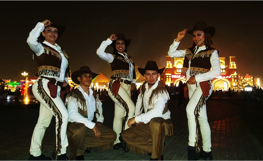 Cowboy American Dancers by Elegant Arts