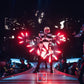 Futuristic LED fan dancers