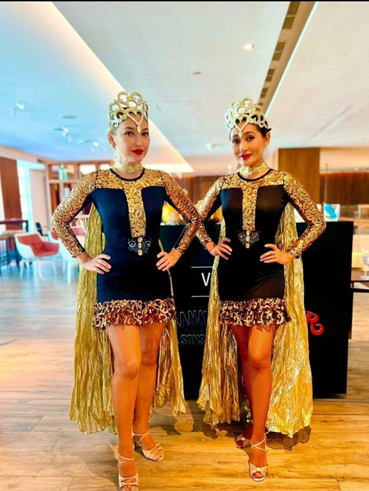 Golden Wings dancers by Fidelio Arts