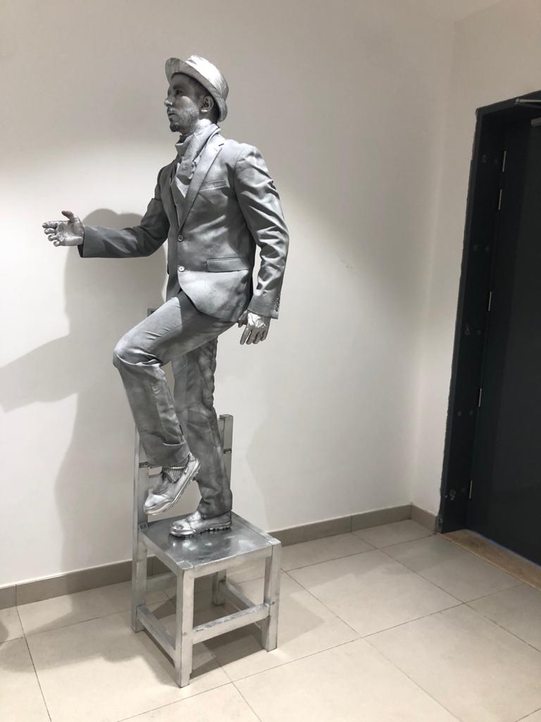 Human statues by The Only Dandy