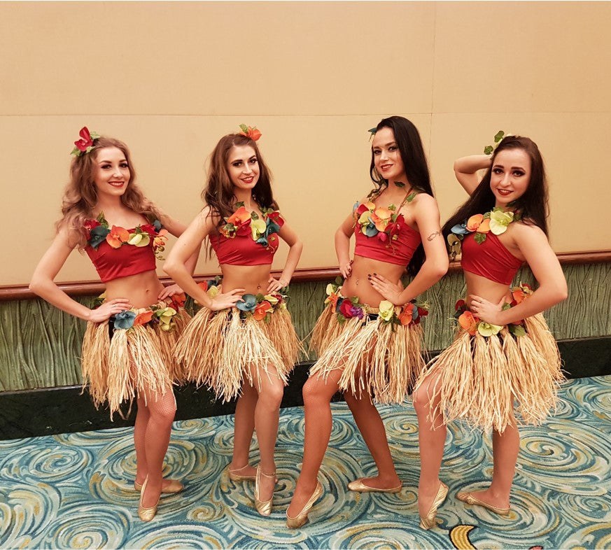 Hawaiian Dancers by Elegant Arts