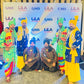 Punjabi dhol players by Sam