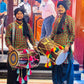 Punjabi dhol players by Sam