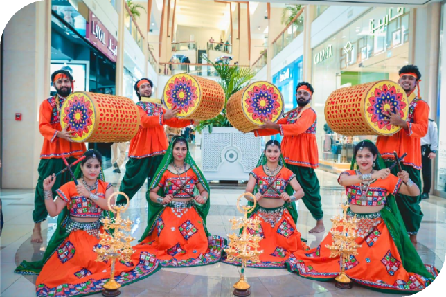 Indian Traditional Gujrati Dance