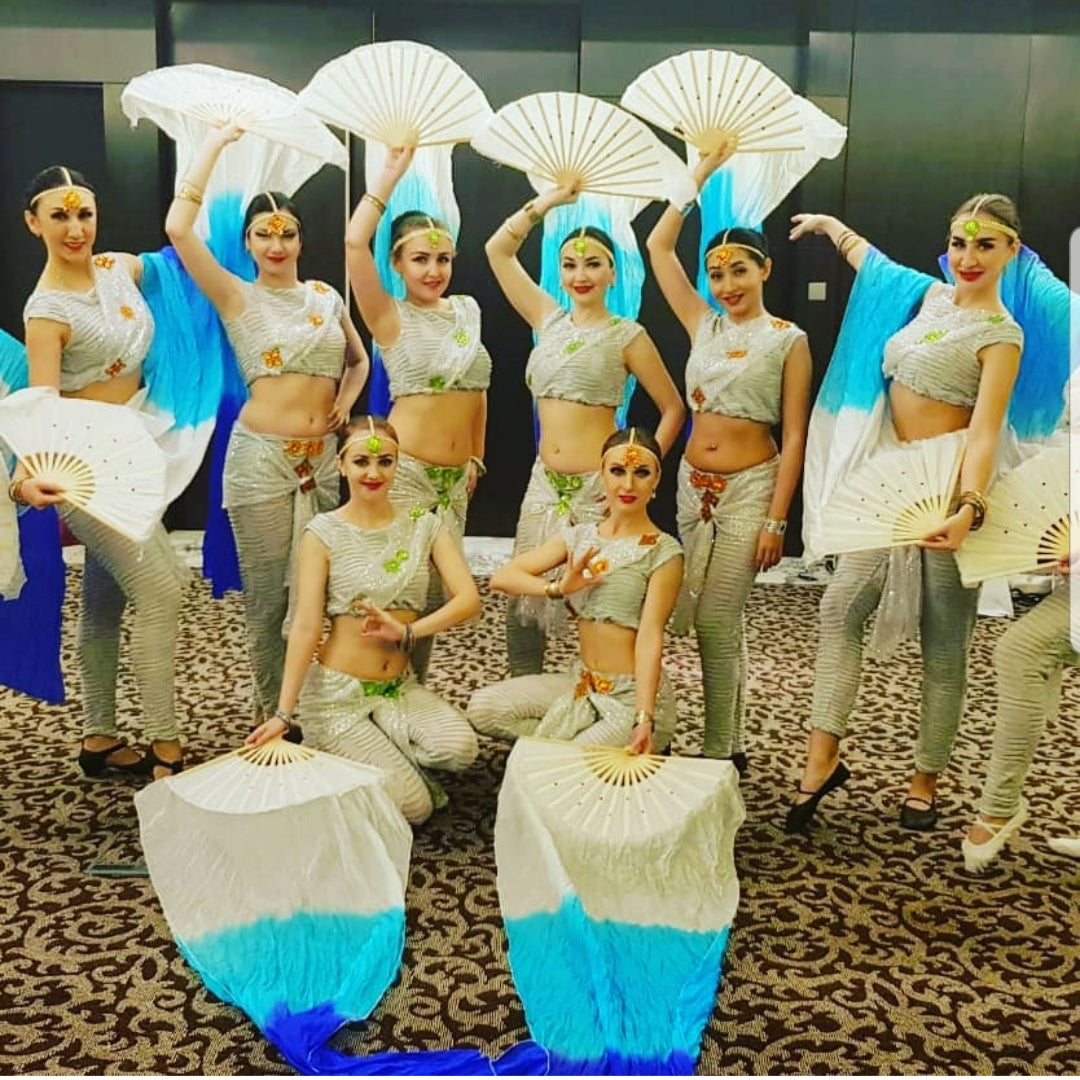International Bollywood dancers and hostess by Fidelio Arts