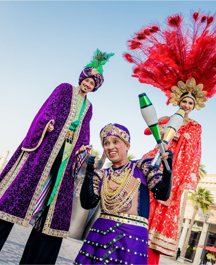 International Indian Juggler and Stilt Walker
