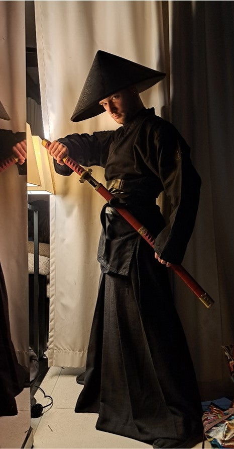 Japanese Welcoming  Samurai Artist