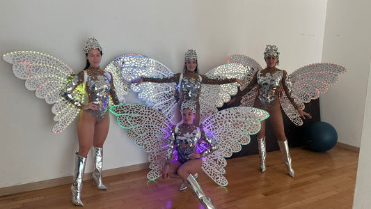 LED butterfly wings dancers  by Li costa