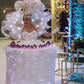 LED White Strolling Table Ladies