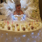 LED White Strolling Table Ladies