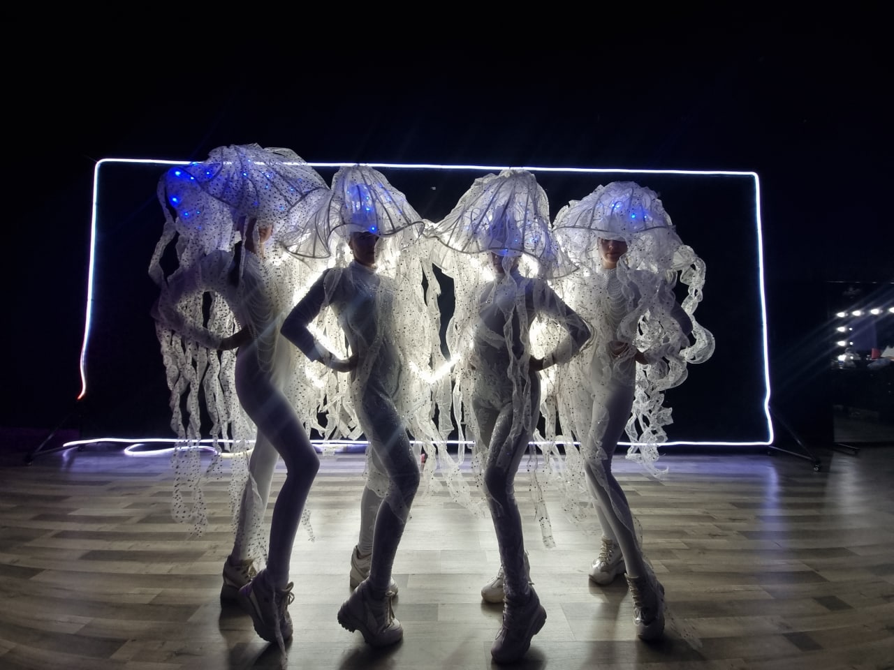 LED jellyfishes