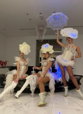 LED umbrella girls