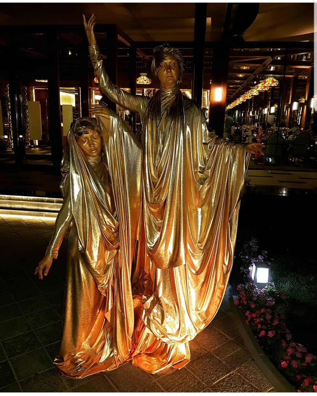 Levitating Statue