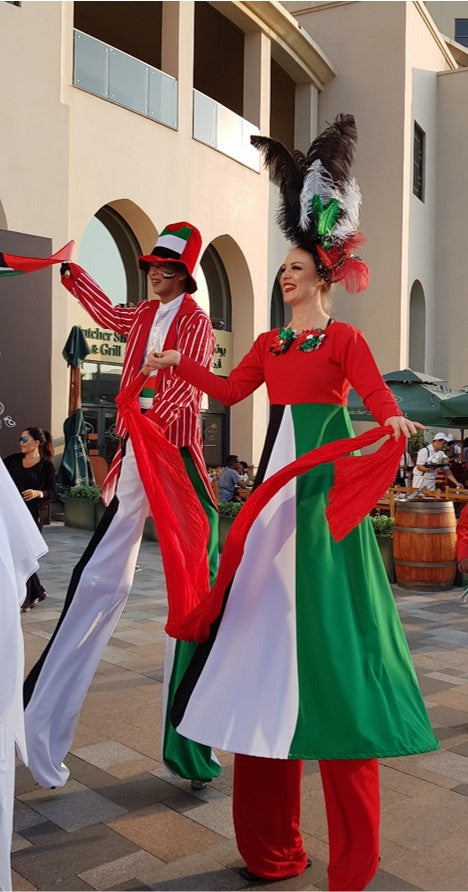 National Day Stilt Walkers