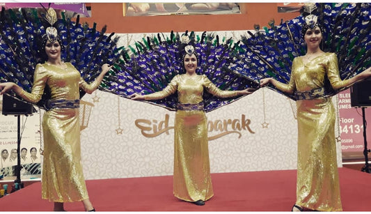 Peacock dancers by Fidelio Arts