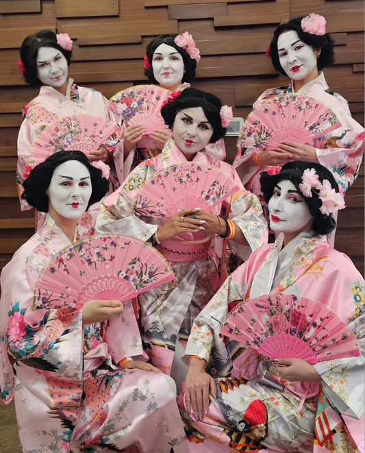 Pink Kimono Colour Hostess