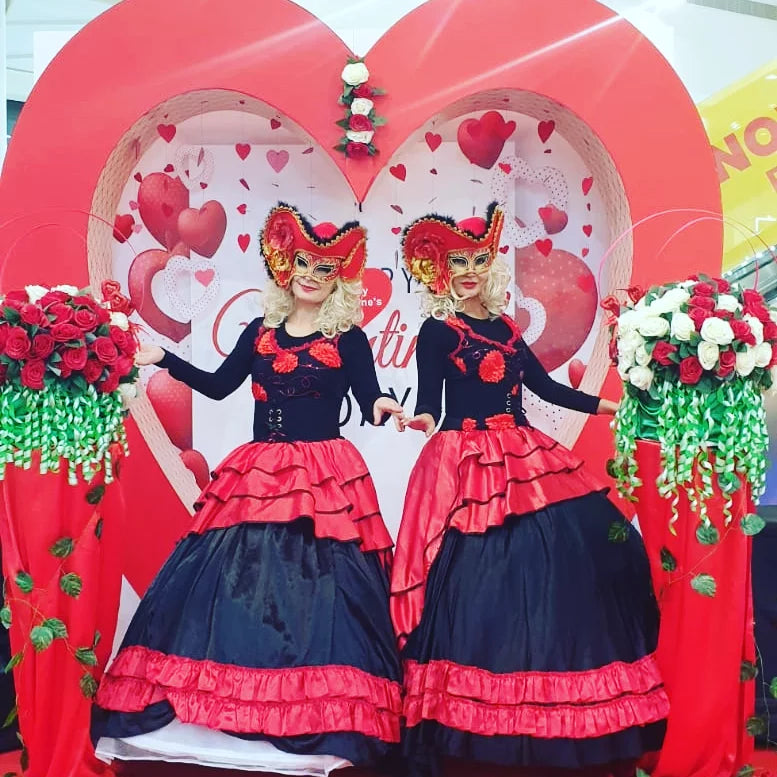 Red and Black Masquarade