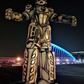 Silver and White Gold Astrobot Stilt Walker