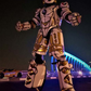 Silver and White Gold Astrobot Stilt Walker