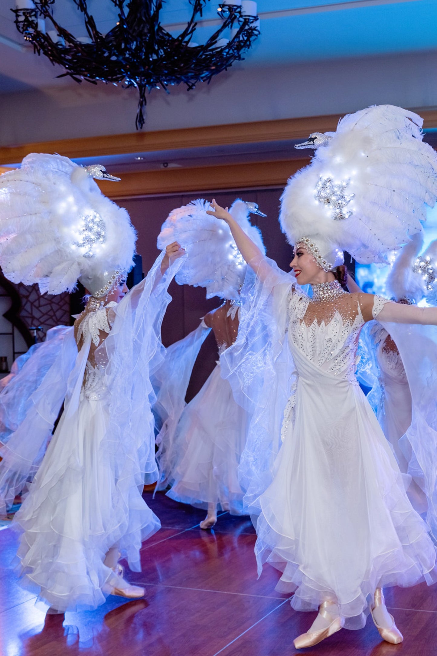 Swan dancers by Elegant Arts