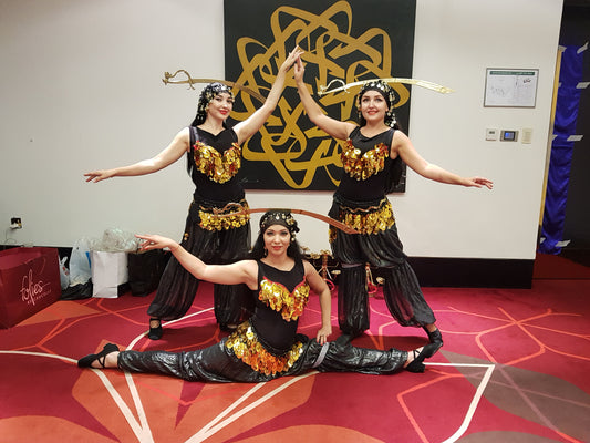 Black and Golden Sword Dancer by Fidelio Arts