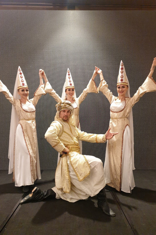 Traditional Lebanese dabke dancers by Elegant Arts