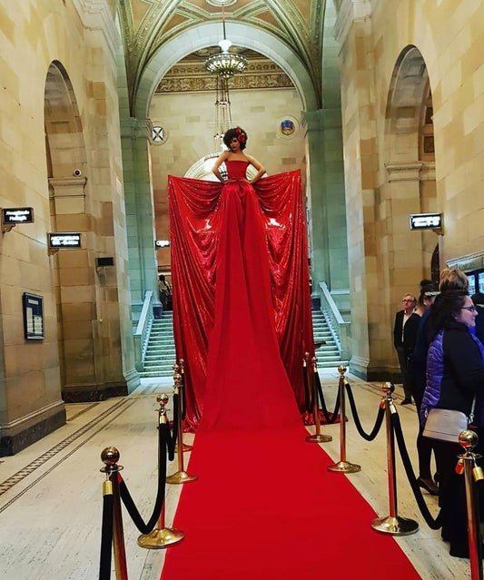 Valentines Stilt Walker